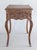 19th Century French Carved Oak Side Table With Drawer For Sale In Houston - Image 6 of 12