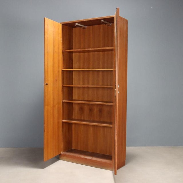Vintage Wardrobe in Teak, 1960s For Sale - Image 3 of 10