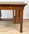 Wood Antique Arts & Crafts Quartersawn Oak Partners Library Desk For Sale - Image 7 of 14