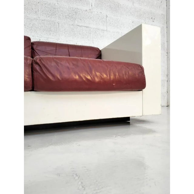 White Saratoga Sofa by Massimo and Lella Vignelli for Poltronova, 1960s For Sale - Image 12 of 13