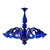 Pop Blue-Ocean Murano Style Glass Chandelier by Simoeng For Sale - Image 4 of 10