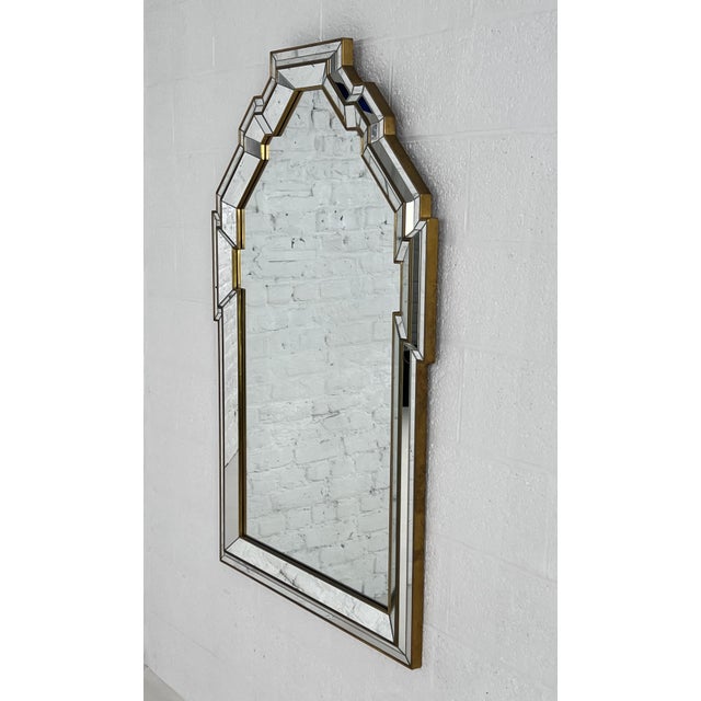 Art Deco Bevelled Mirror from Deknudt For Sale - Image 5 of 11