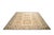 8x10 Vintage Aubusson Flat Weave Wool Rug, Ivory Botanical Panel For Sale - Image 10 of 13