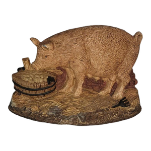 20thc Century Cast Iron Pig Door Stop
