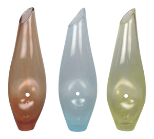 Modernist "Forato" Art Glass Vases by Jacqueline Terpins - Set of 3