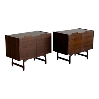 Pair of Mid Century Nightstands by John Caldwell for Brown Saltman For Sale