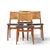 E. Knudsen for Jensen & Lykkegaard Model 47 Mid Century Danish Teak and Cane Dining Chairs - Set of 4 Each chair measures:...
