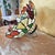 Vintage Tiffany-Style Fruit Stained Glass Hanging Pendant Shade For Sale - Image 11 of 18
