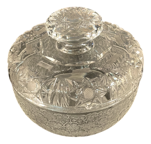 19th Century French Hand-Cut Crystal Centerpiece attributed to Baccarat