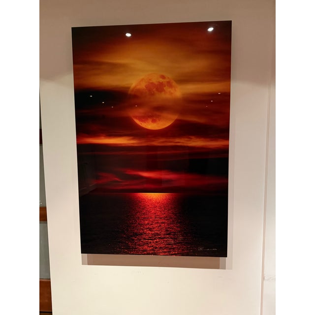 "Moonlight Reflections" (La Jolla, CA), Limited Edition Photograph by Peter Lik A large-scale color photograph by...