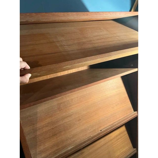 Hans Wegner Teak Bookcase, 1960s Danish Mid-Century Modern For Sale - Image 11 of 13