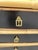 Vintage Smooth Black Insert Bamboo 5 Drawer Regency Chest of Drawers For Sale - Image 9 of 10