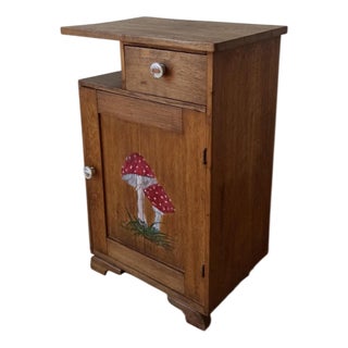 Vintage Bedside Table, 1950s For Sale