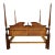 Late 20th Century King Size Carved Cherry Wood Kincaid Furniture Limited Edition General William Lenoir Four Poster Rice Bed - Late 20th Century - 82" X 89" X 84" For Sale - Image 5 of 6