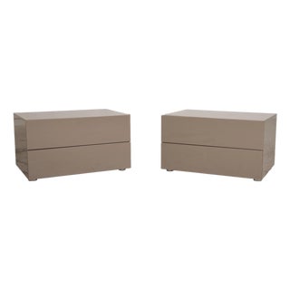 Sideboards in Taupe from Poliform, Set of 2 For Sale