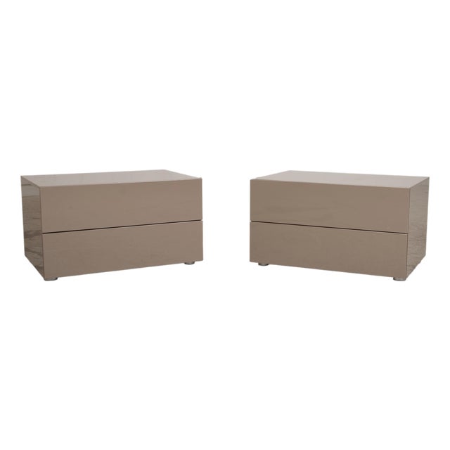 Sideboards in Taupe from Poliform, Set of 2 For Sale