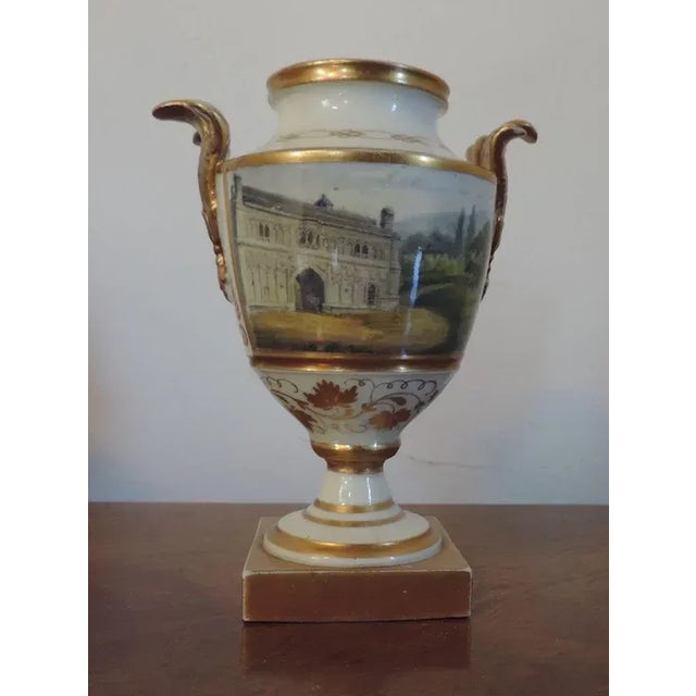 1800s English Worcester Porcelain Vase For Sale - Image 10 of 11