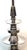 Late 20th Century Tony Duquette Style Mercury Glazed Porcelain Totem Lamp, Hollywood Regency For Sale - Image 9 of 15
