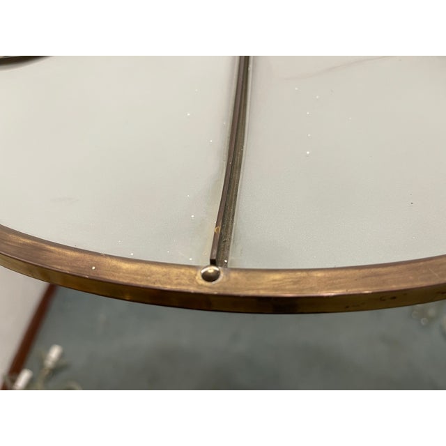 Esperia Brass Glass Pagoda Pendant by Angelo Brotto Esperia, 1960s For Sale - Image 4 of 10