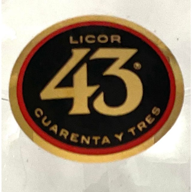 Late 20th Century Licor 43 Cuarenta Y Tres-Set of Six Cocktail Glasses With Bubble Stems - Set of 6 For Sale - Image 6 of 7
