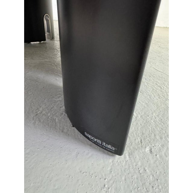 Black Vintage Coffee Table by Giovanni Offredi for Saporiti, 1970s For Sale - Image 8 of 16