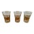 Vintage 1950's Drink Coca Cola Etched Glass With Syrup Line - Set of 3 For Sale