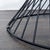 Modern Black Wire Frame Accent Outdoor Table With Round Top For Sale - Image 4 of 6