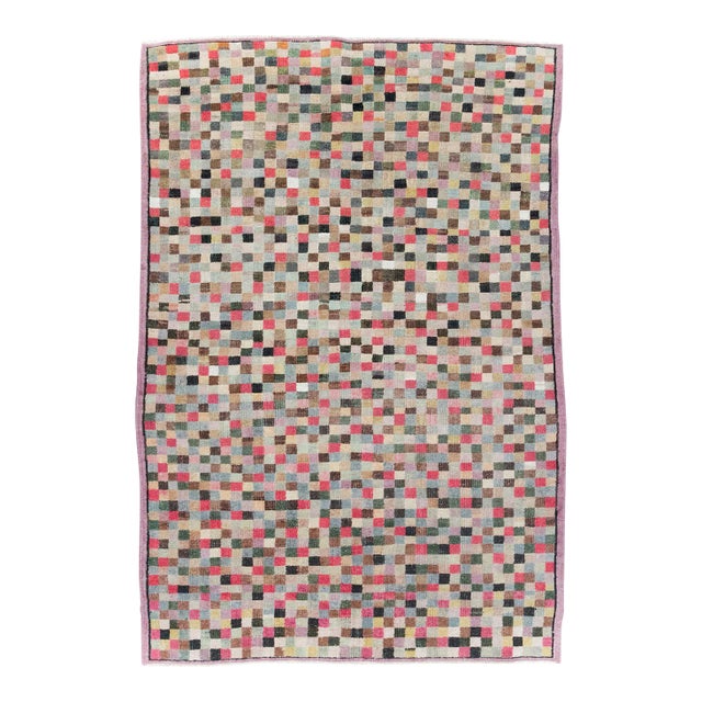 Galerie Shabab Collection Mid-20th Century Turkish Anatolian Accent Rug For Sale