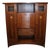 Stickley Mission Collection Harvey Ellis Inlaid Oak Fall Front Bookcase For Sale