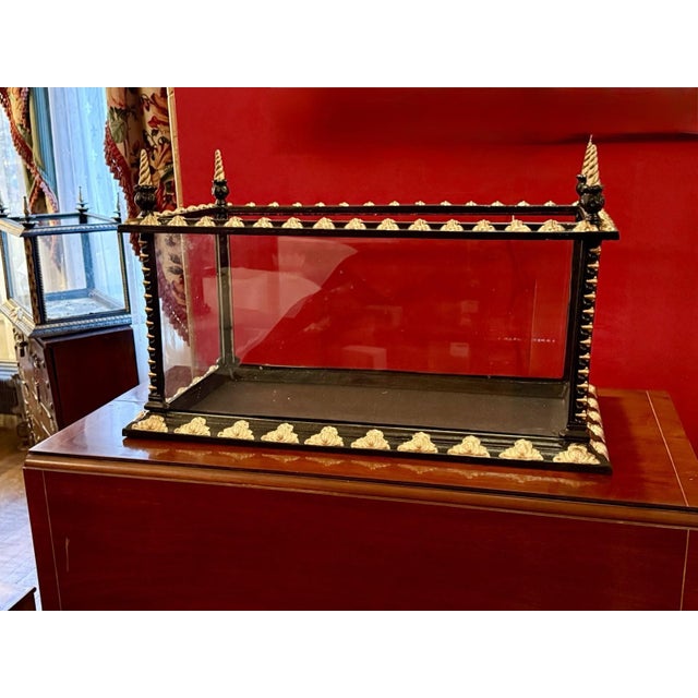 Rare Antique J W FISKE AQUARIUM TERRARIUM CAST IRON Victorian Restored FISH TANK For Sale - Image 4 of 12