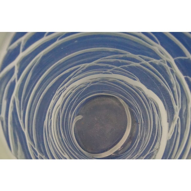 Murano Glass Vase in White Glass Paste Lattice, 1940s For Sale - Image 14 of 18