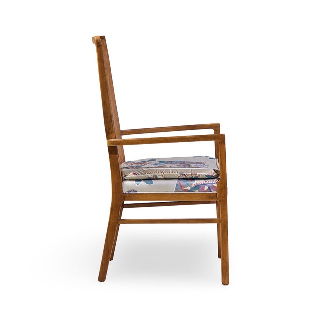 Founders Style Mid Century Oak and Cane Dining Chairs - Set of 6 For Sale - Image 13 of 17