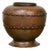 English Copper Arts & Crafts 19th Century Riveted Planter with Patina Finish For Sale