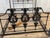Brown Designer Iron Queen Bed For Sale - Image 8 of 10