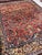 Textile Antique Heriz Village Carpet Rare Camel Border with Coral Ground in Naive Harshang Design with Sickle Leaf Motif Rug 9.4 x 11.4 For Sale - Image 7 of 16