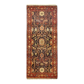 Pasargad DC Fine Hand Knotted Ralph Lauren Design Runner Rug For Sale