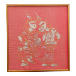 Vintage Thai Ceremonial Parade Framed Art