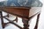 Early 21st Century Wood Jacobean Bench With Custom Upholstered Seat For Sale - Image 5 of 9