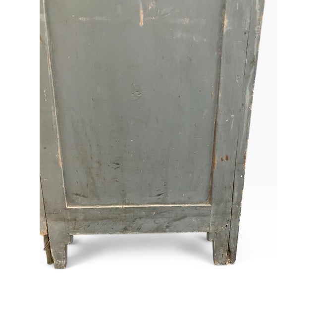 Wood Early 20th Century French Factory Dressing Room Cabinet From Lyon France For Sale - Image 7 of 11