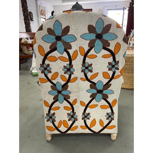 Handmade African Beaded Chair Chairish