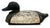 Nice Original Pair of Antique American Primitive Hand Carved & Painted Wood Duck Hunters Working Decoys Circa 1920s For Sale - Image 16 of 18