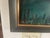 I bought this painting about 25 years back and put a special blue frame that enhanced this wonderful 1930's oil on canvas....