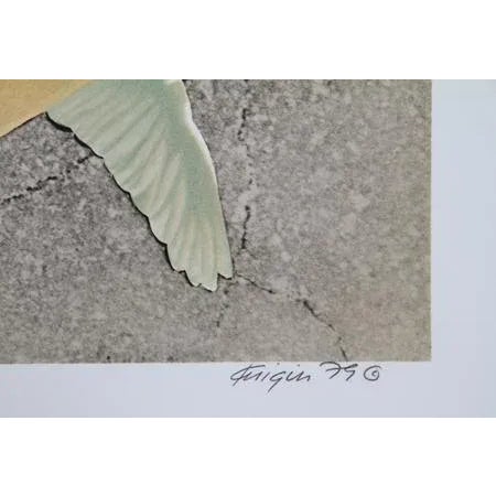 Artist: Michael Knigin, American (1942 - 2011) Title: Brave Venture Year: 1979 Medium: Serigraph, signed and numbered in...