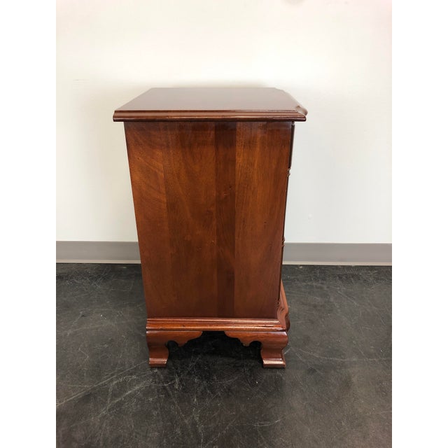 Kling Golden Mahogany Chippendale Block Front Nightstand Chairish