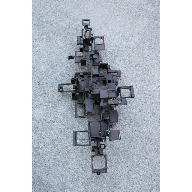 Marcello Fantoni Large Brutalist Metal Sculpture by Marcello Fantoni, Italy, 1960s For Sale - Image 4 of 18