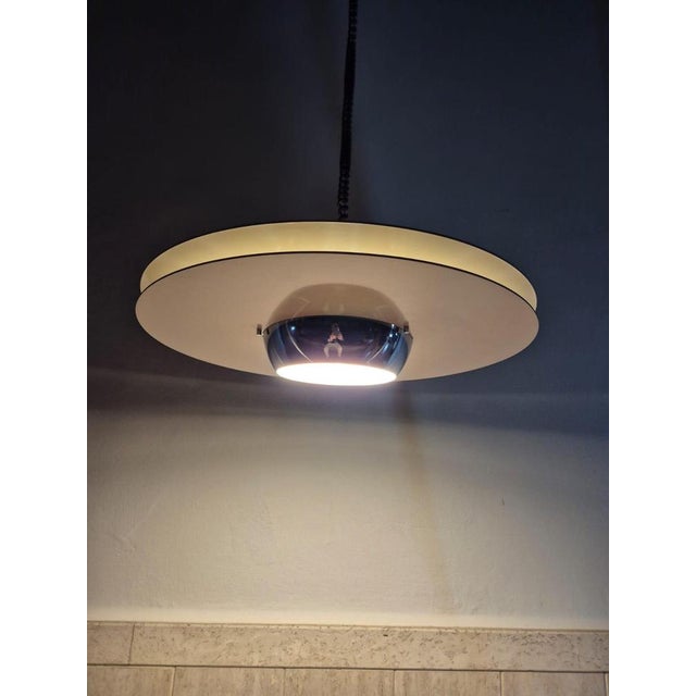 French UFO Pendant Lamp, 1960s For Sale - Image 10 of 11