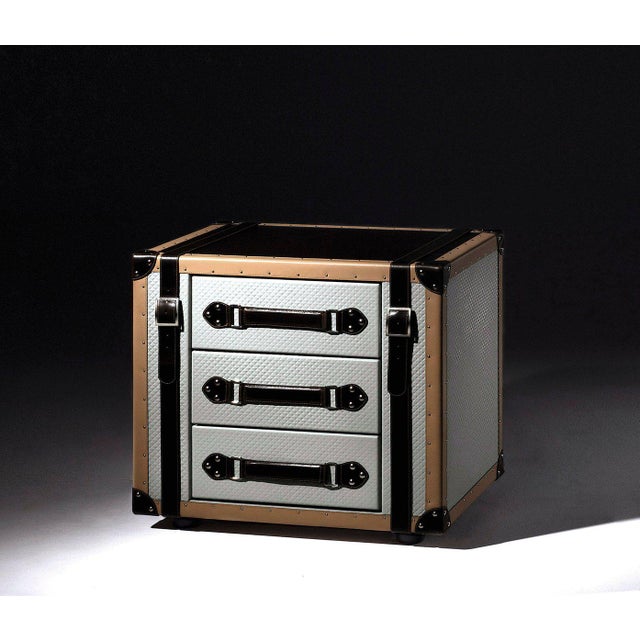 Leather Suitcase Nightstand by Jacobo Ventura Chairish