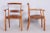 1920s Set of Art Deco Brown Beech Armchairs, 1920s For Sale - Image 5 of 7
