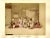 Gheishas During a Feast - Ancient Hand-Colored Albumen Print 1870/1890 1870/1890 For Sale