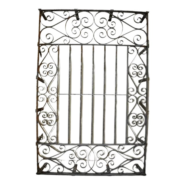 Antique Spanish Cast Iron Fence | Chairish